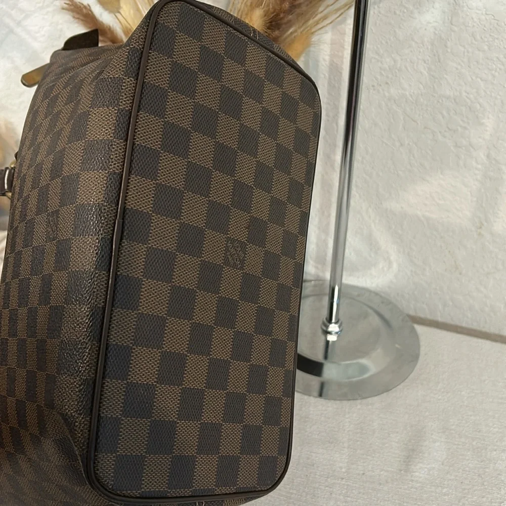 Authentic Louis Vuitton Damier Saleya PM Ebene Tote Bag Brown with COA - Picture 12 of 16